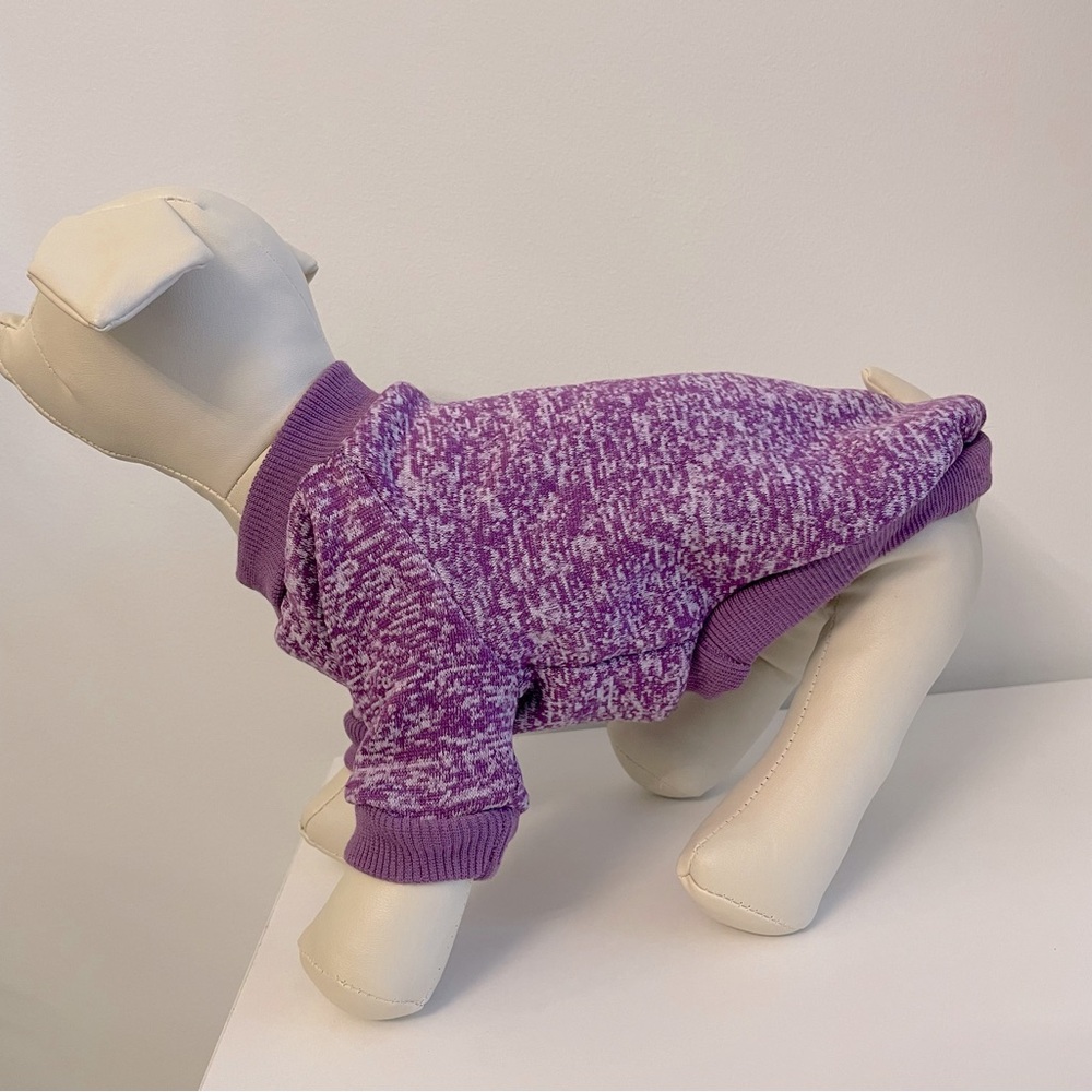 💗 Dog Purple Crewneck Sweatshirt